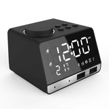 V-C130 BT Alarm Clock for hotels Speaker Creative Digital Music desk Clock Display Radio TF Card FM