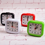 V-C030 Quartz Square needle alarm clock Second hand operated analog Mechanical desk & table clock