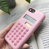 Phone case with real calculator solar power for Iphone X XS MAX XR 8P 7