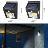 LED COB solar wall mounted light IP65waterproof solar energy garden outdoor lamp company