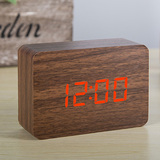V-C114 wooden Desktop alarm clock despertador de madera reloj Digital Temperature thermometer office